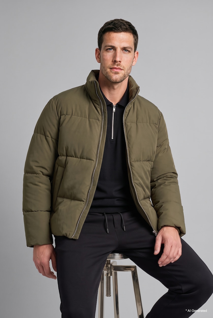 Man Black Regular Fit Sweatshirt
