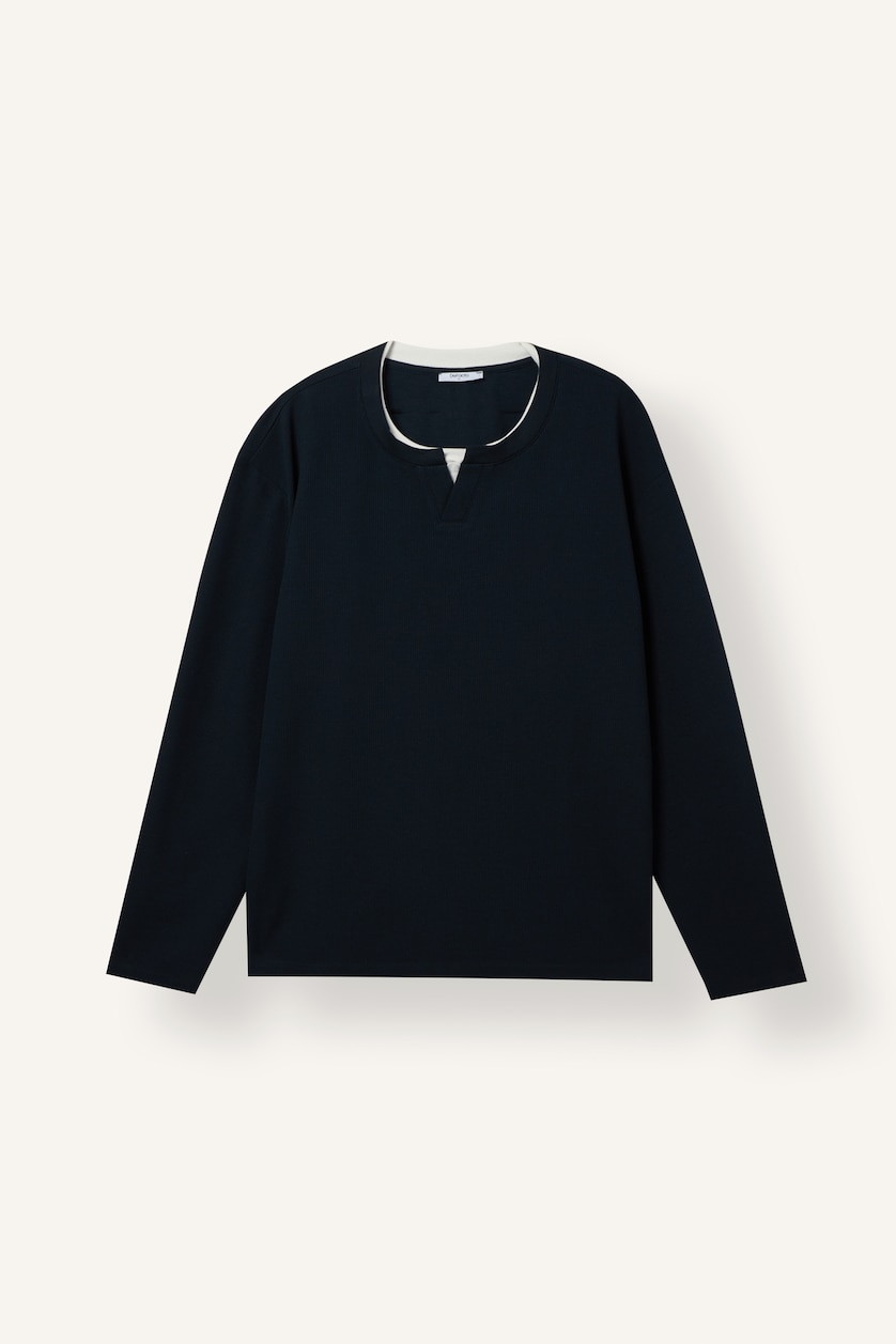Men NAVY Regular Fit Sweatshirt