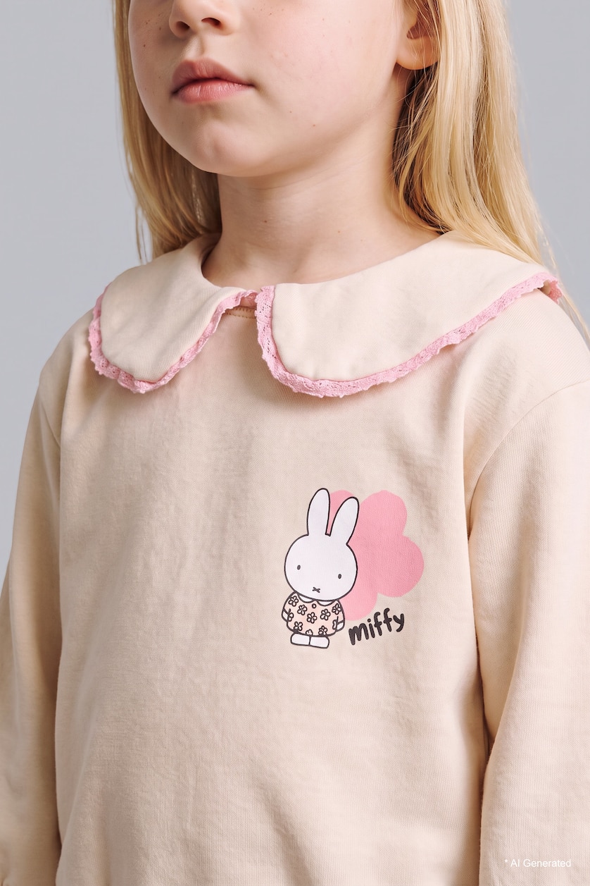 BABY GIRL Ecru Baby Girl Miffy Regular Fit Heavyweight Sweatshirt