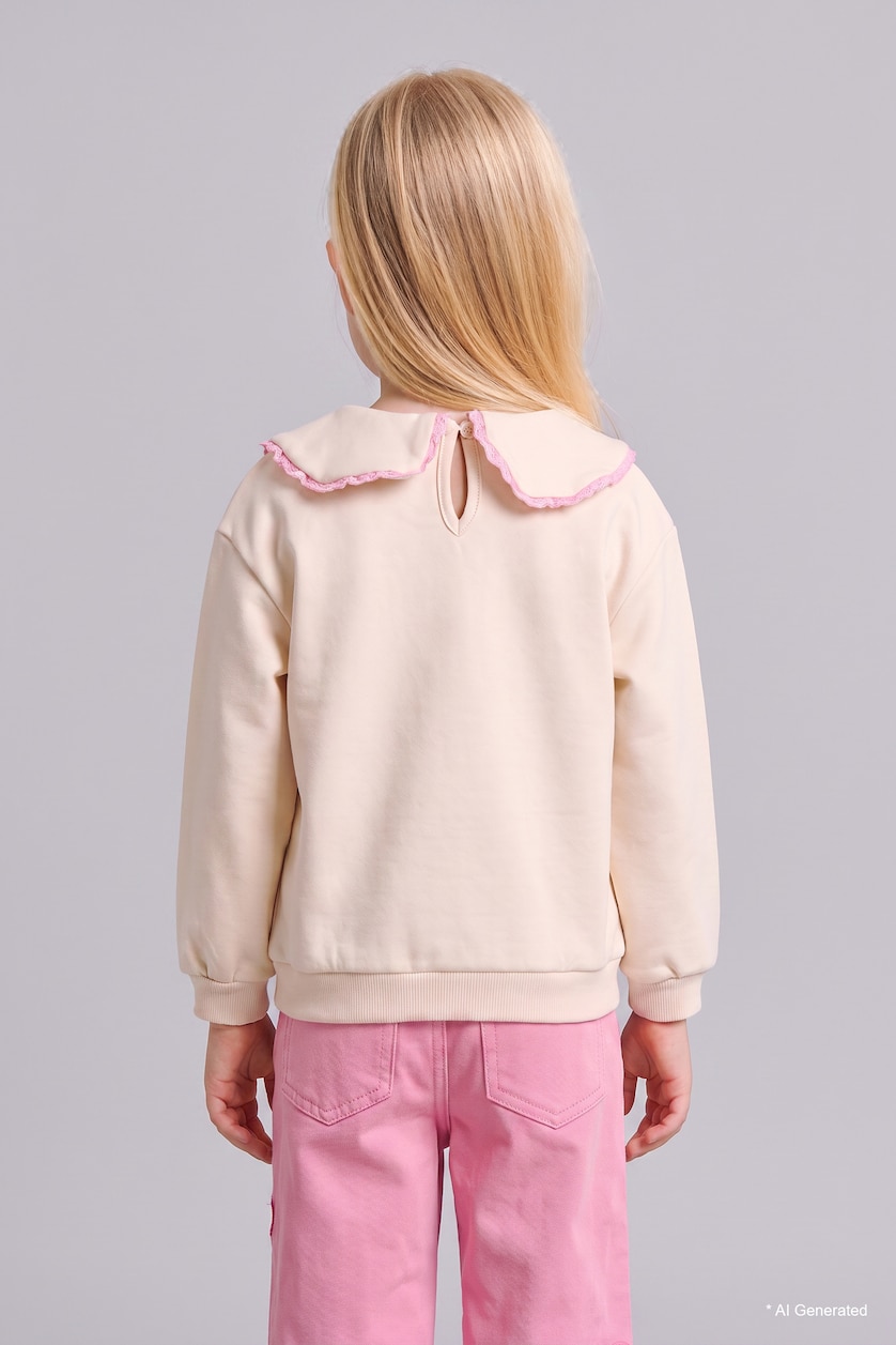 BABY GIRL Ecru Baby Girl Miffy Regular Fit Heavyweight Sweatshirt