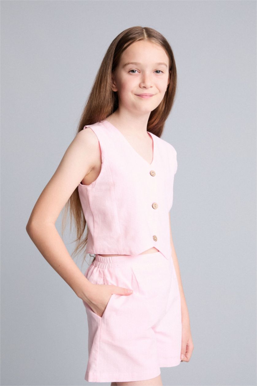 Young Girls - Teen Girls Light Pink 2 piece Regular Fit Set