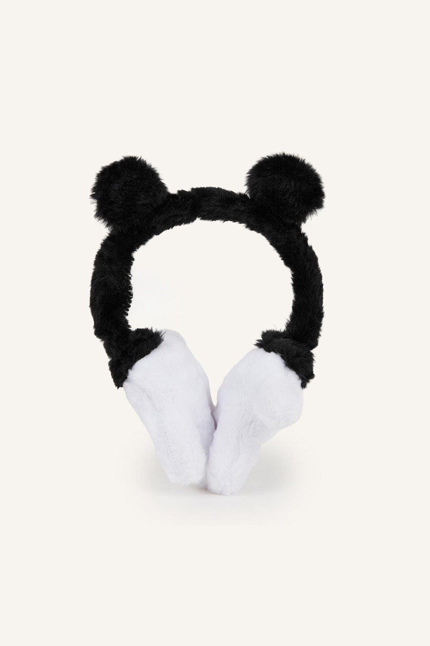 Erkek Çocuk - Genç Erkek Siyah Disney Mickey Peluş Kulaklık Erkek Çocuk