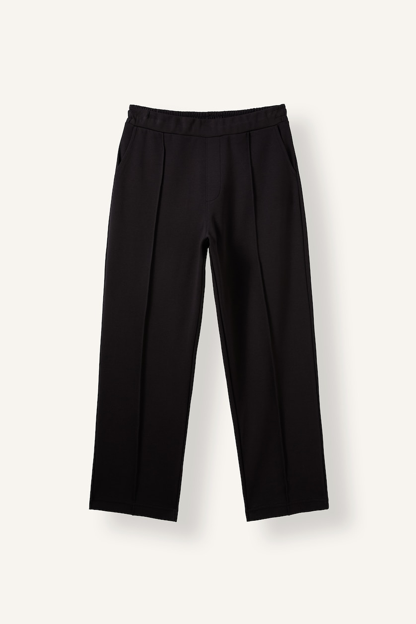 Man Black Relax Fit Trousers