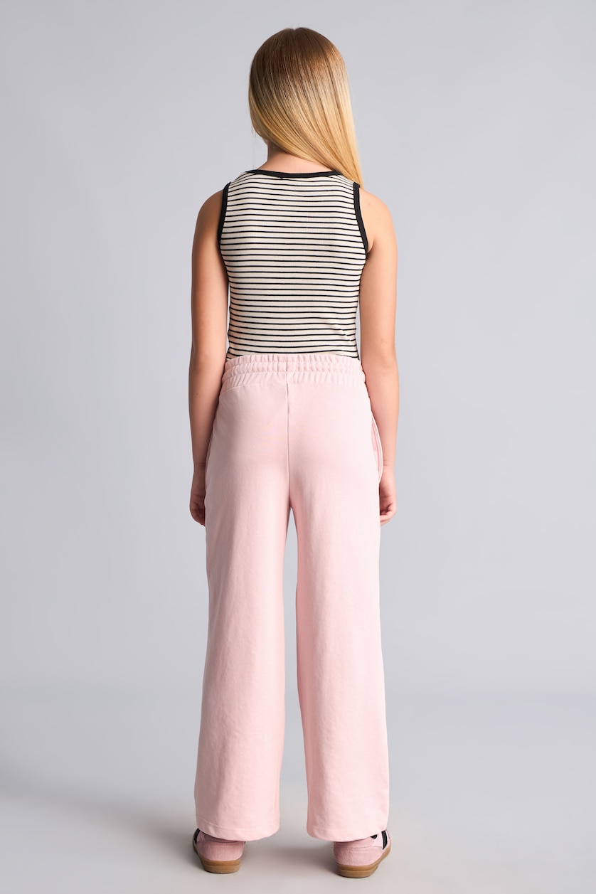 Kız Çocuk - Genç Kız Pembe Wide Leg Eşofman Altı Kız Çocuk