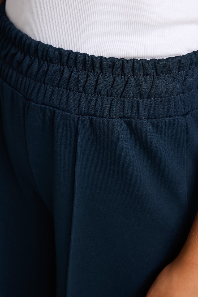 Kız Çocuk - Genç Kız Lacivert Wide Leg Modal Pantolon Kız Çocuk