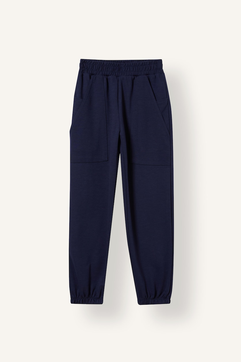 GIRLS & TEENS NAVY Girl Jogger Fit Elastic Waist Sweatpants