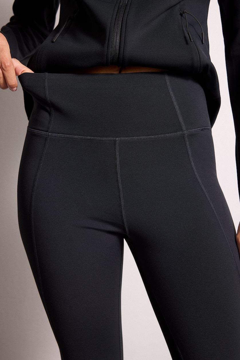 Women Black High Waist Sport Leggings