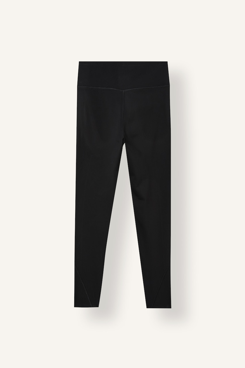 Women Black High Waist Sport Leggings