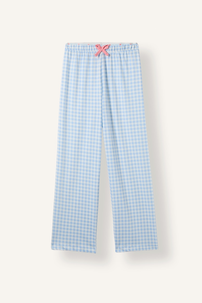 Kız Çocuk - Genç Kız Pembe 2'li Uzun Kollu Pijama Takımı Kız Çocuk