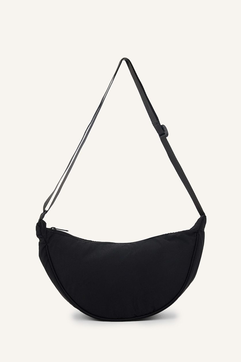 Kadın Siyah Yarım Ay Kadın Omuz Çantası