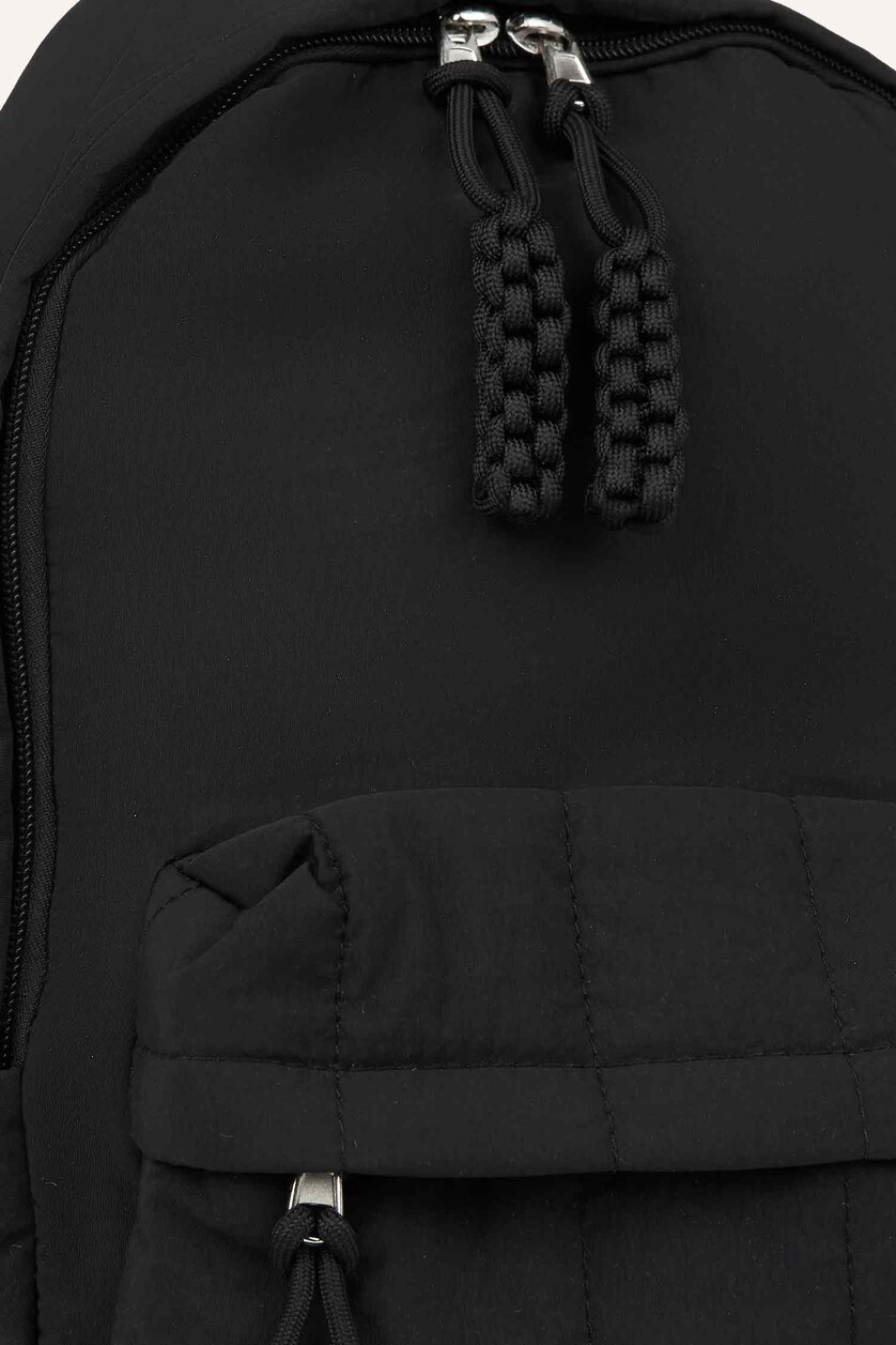 Woman Black Backpack