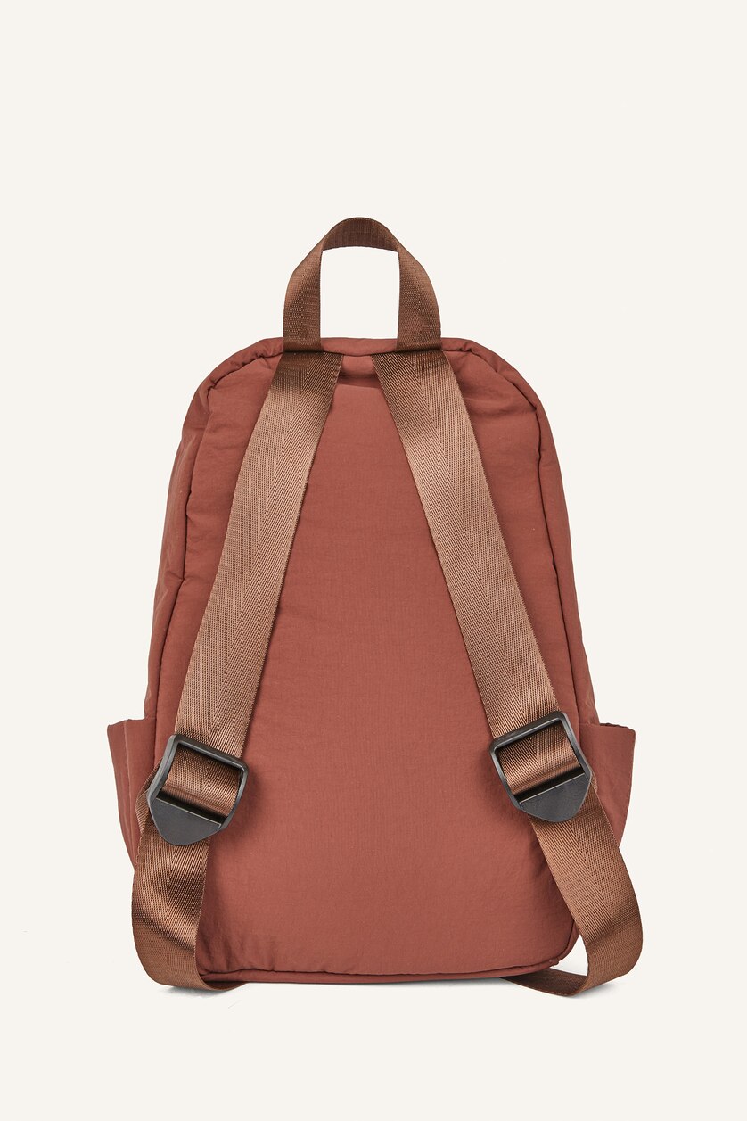 Woman Brown Backpack
