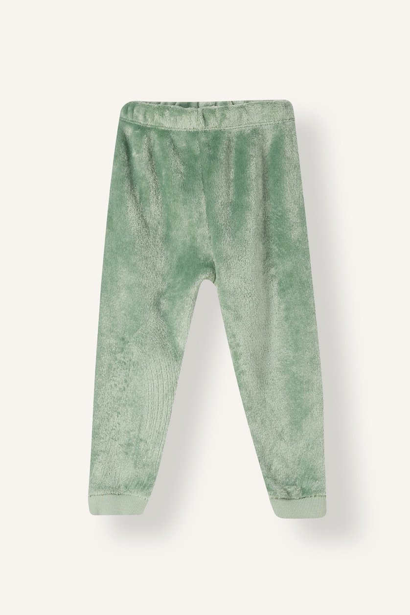 Baby Boys Light Khaki 2 piece Regular Fit Knitted Pyjamas
