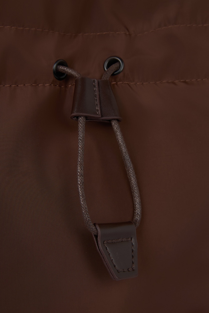 Woman Brown Backpack
