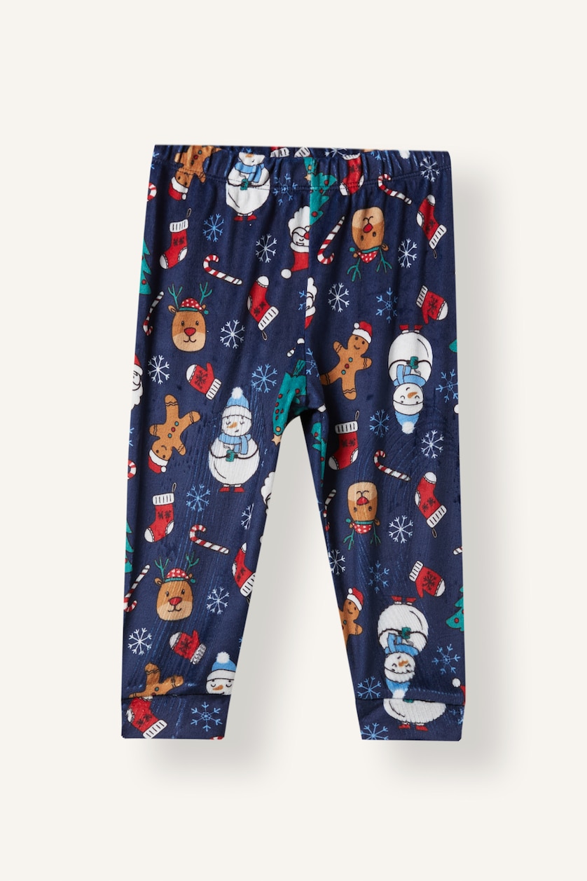 Baby Boys NAVY 2 piece Regular Fit Knitted Pyjamas