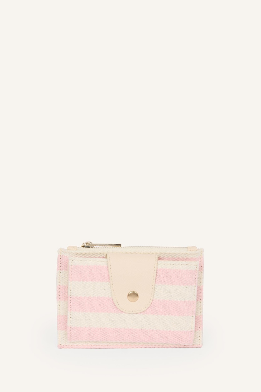 Women Light Pink Woman Faux Leather Wallets