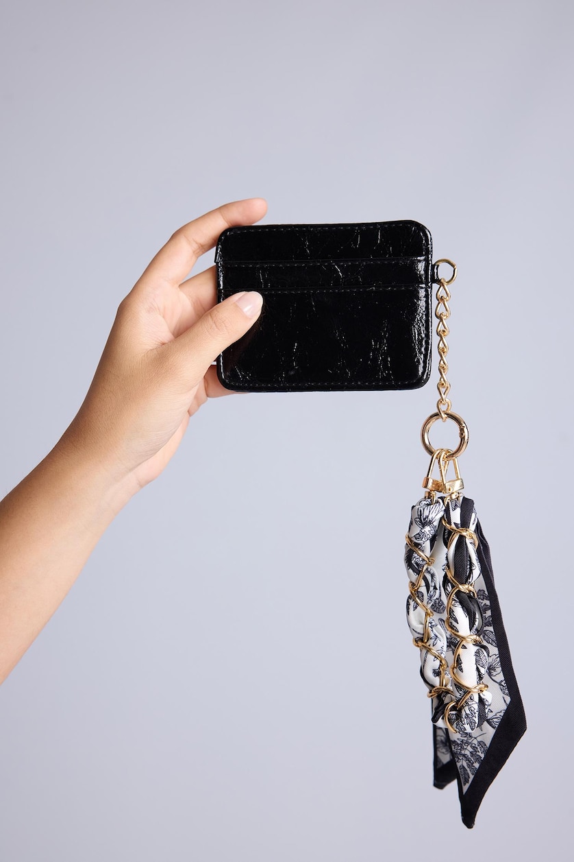 Woman Black Woman Business Card Wallet