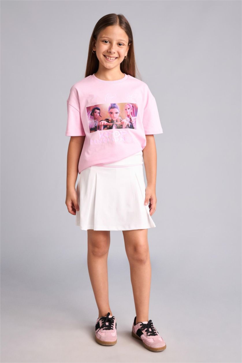 Young Girls - Teen Girls White Girl Knitted Skirt