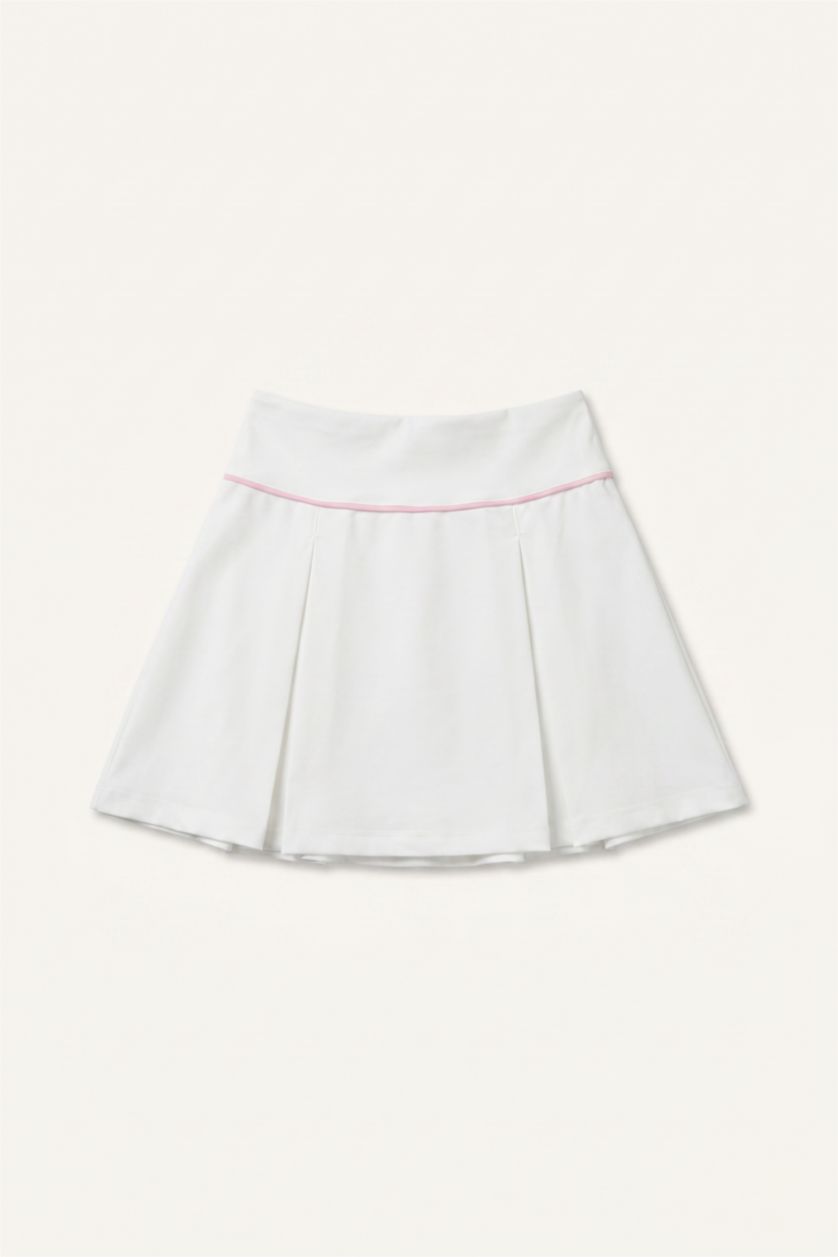 Girls & Teens White تنورة بناتي