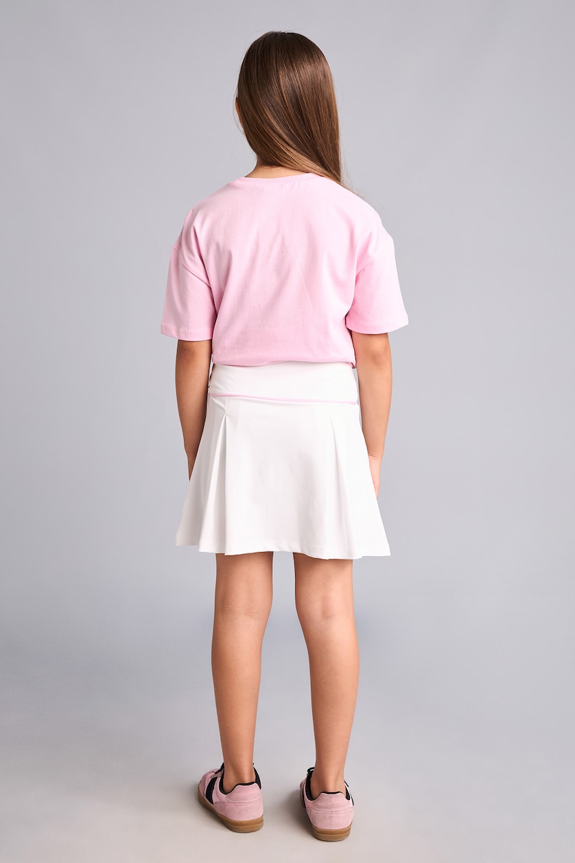 Girls & Teens White تنورة بناتي