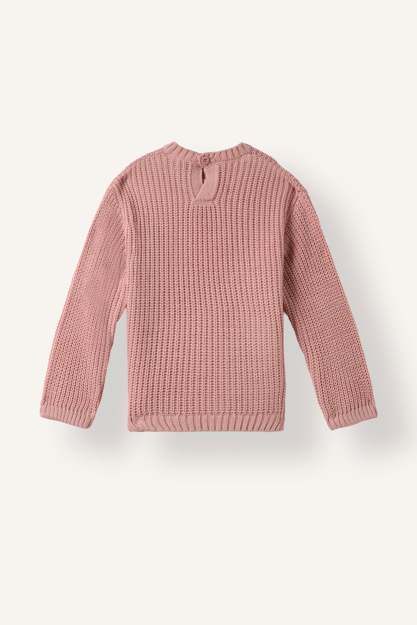 Baby Girls Rose Baby Girl Regular Fit Embroidered Crew Neck Pullover