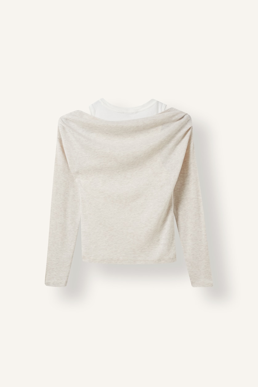 Women Sand Slim Fit Ribana Long Sleeve T-Shirt