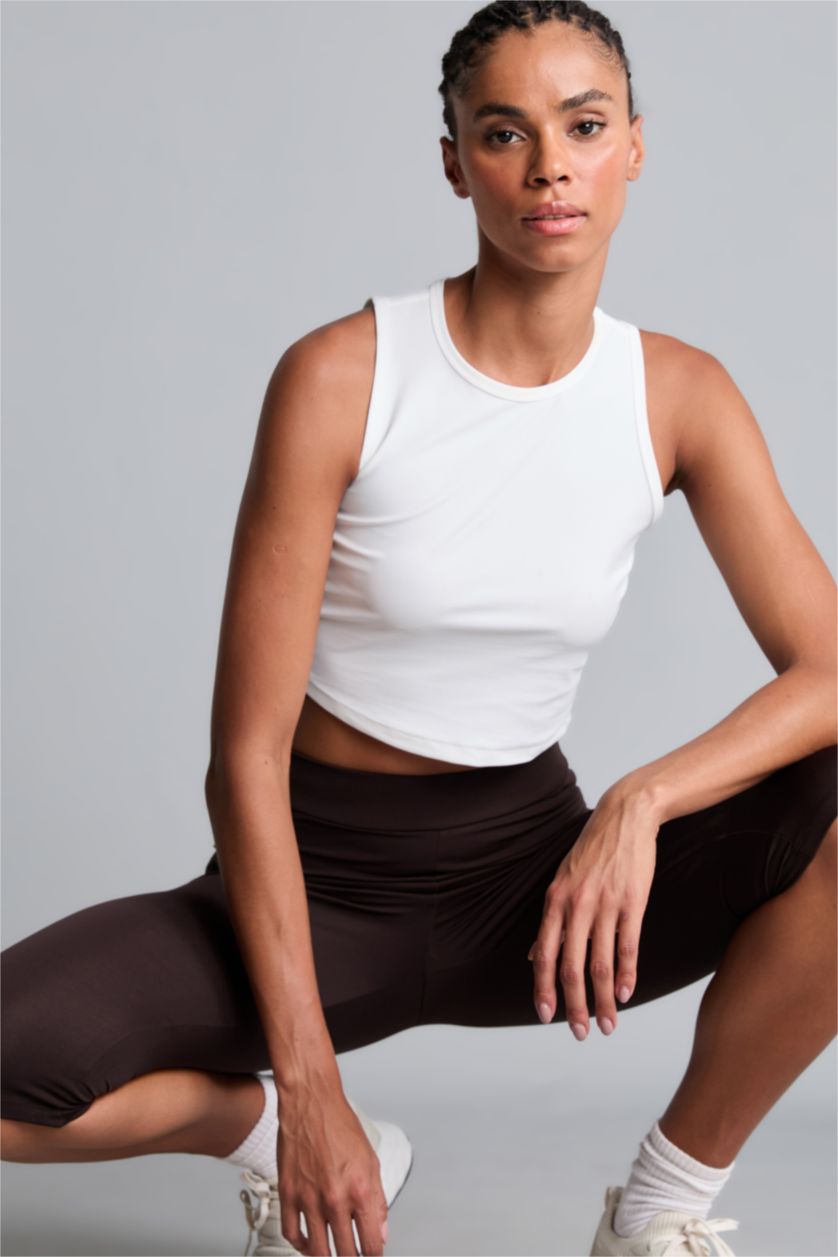 Women Brown High Waist Sport Leggings