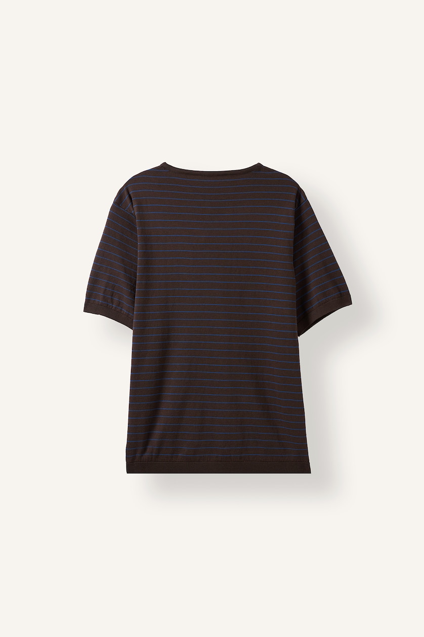 رجالي بني Standard Fit Short Sleeve T-Shirt