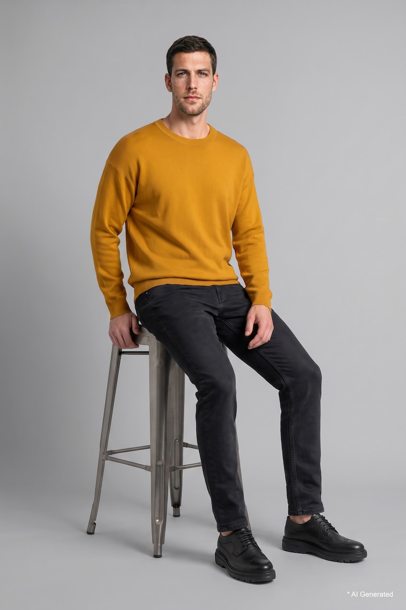 MAN Anthracite Pedro Slim Fit Regular Waist Slim Leg Jeans