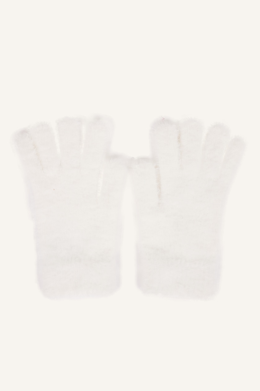 Women Ecru Woman Gloves