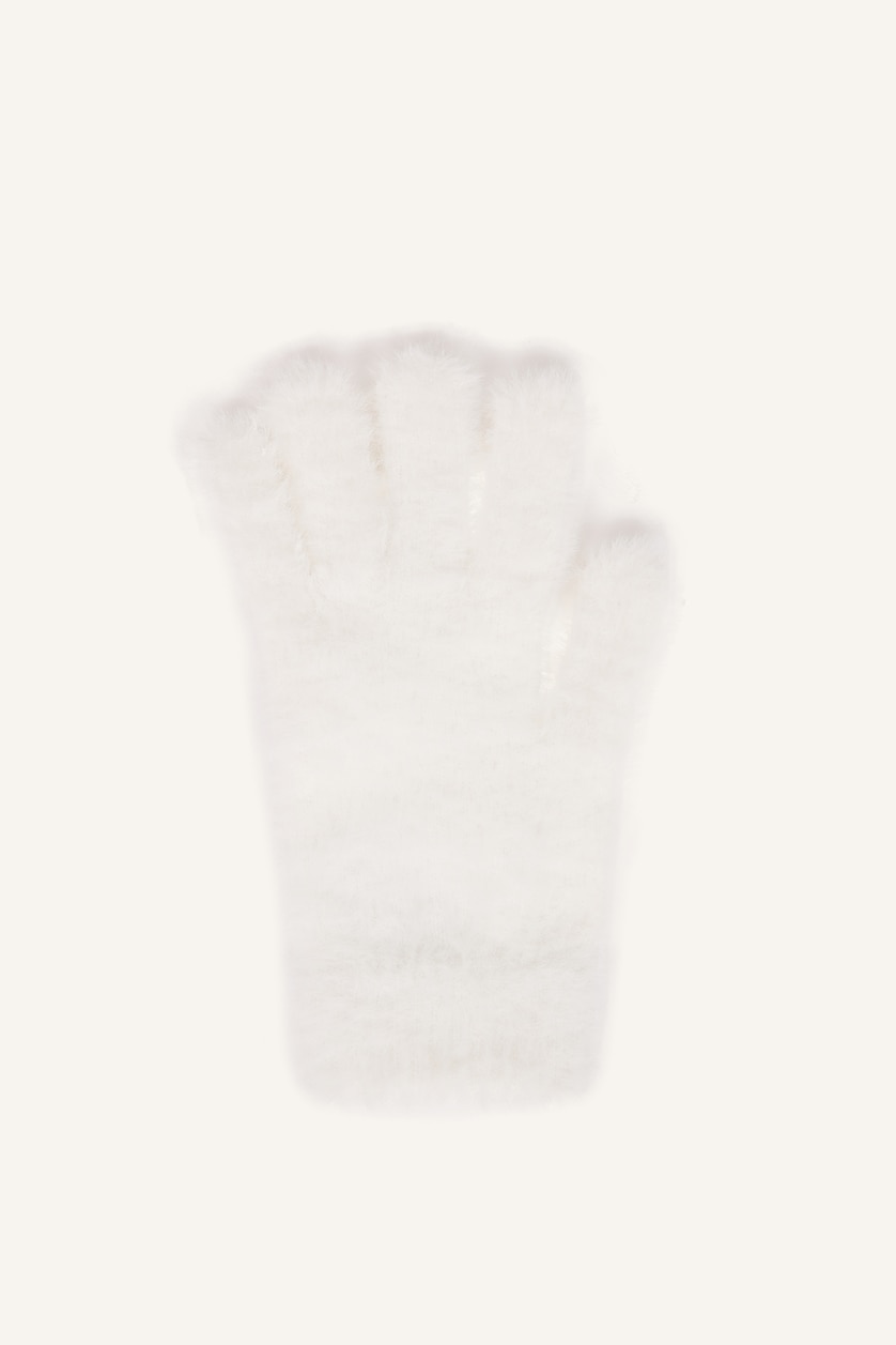 Women Ecru Woman Gloves
