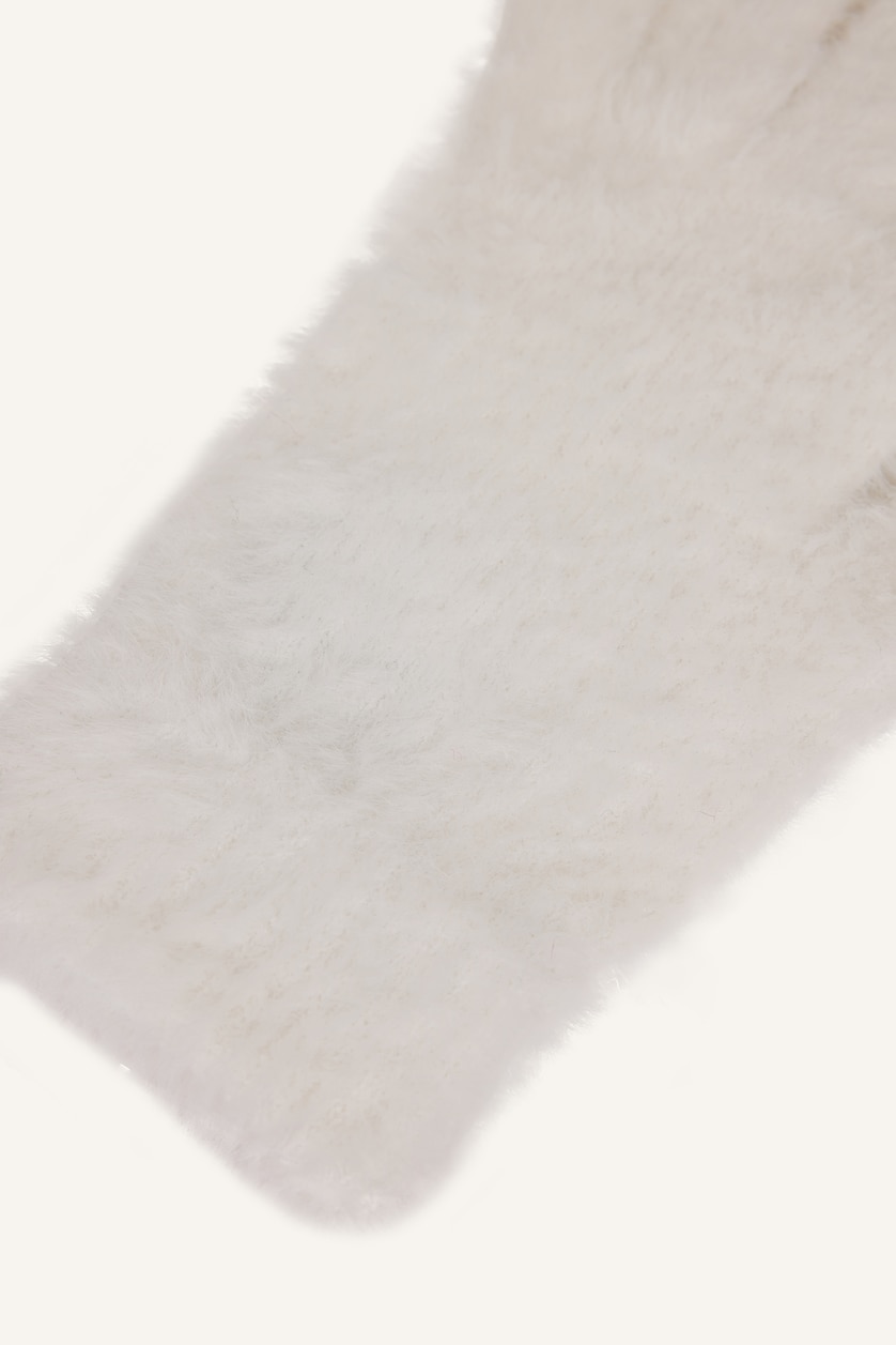 Women Ecru Woman Gloves