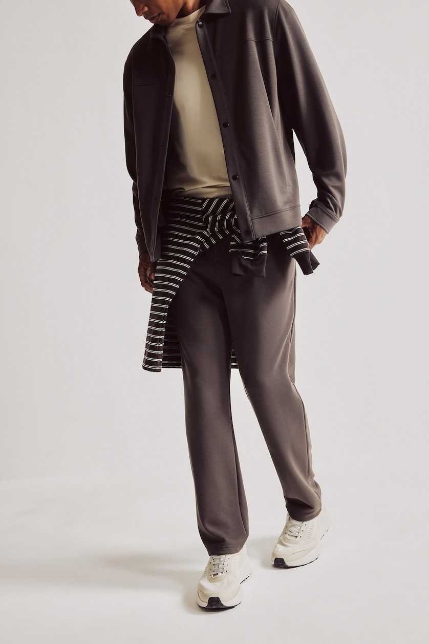 Men Brown Standard Fit modal Jogger