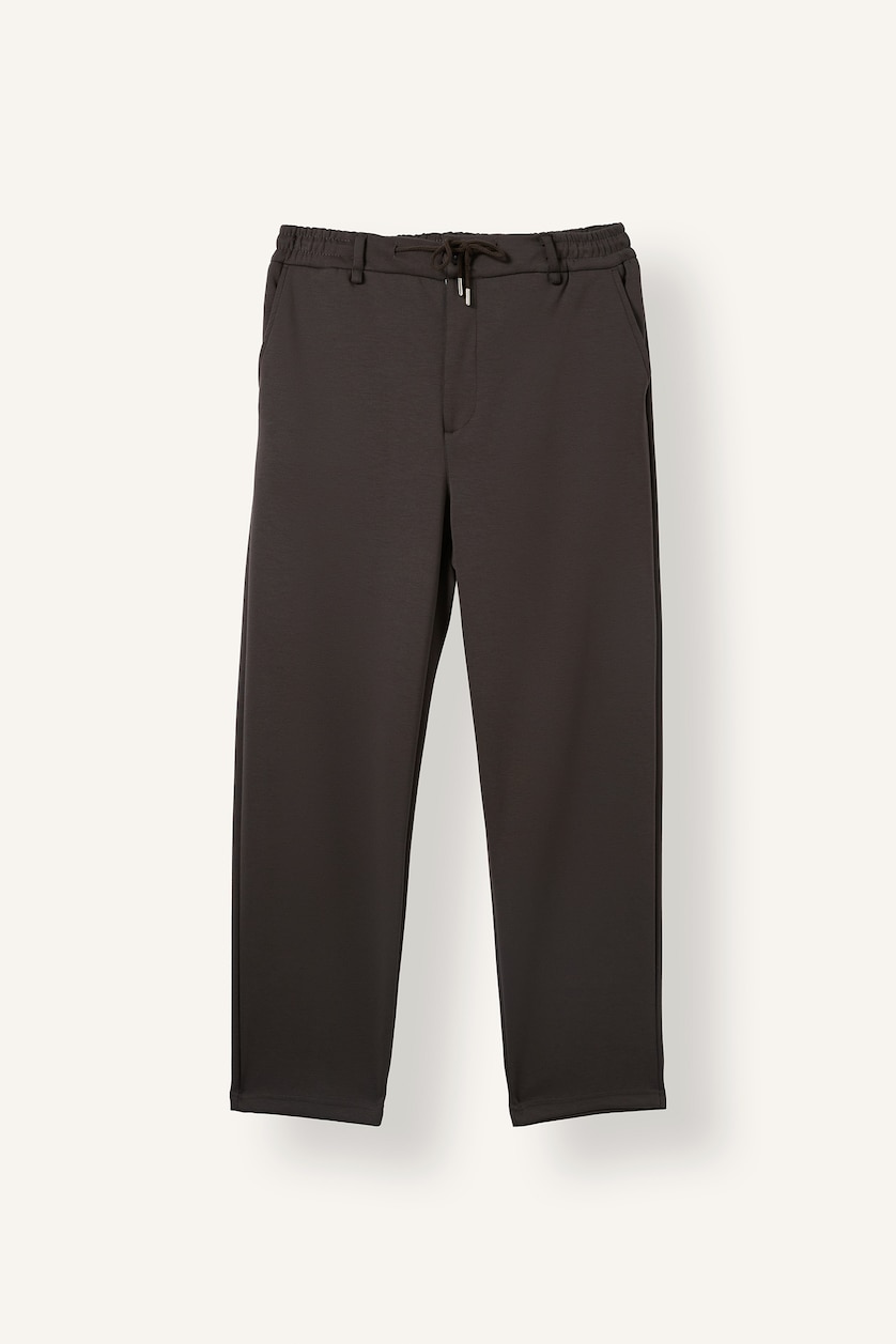 Men Brown Standard Fit modal Jogger
