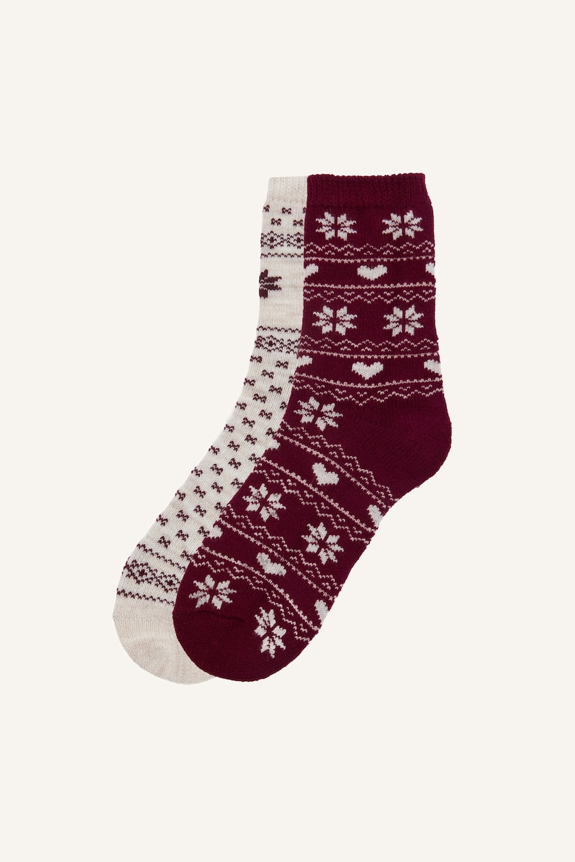 Women Karma 2 piece Winter Socks