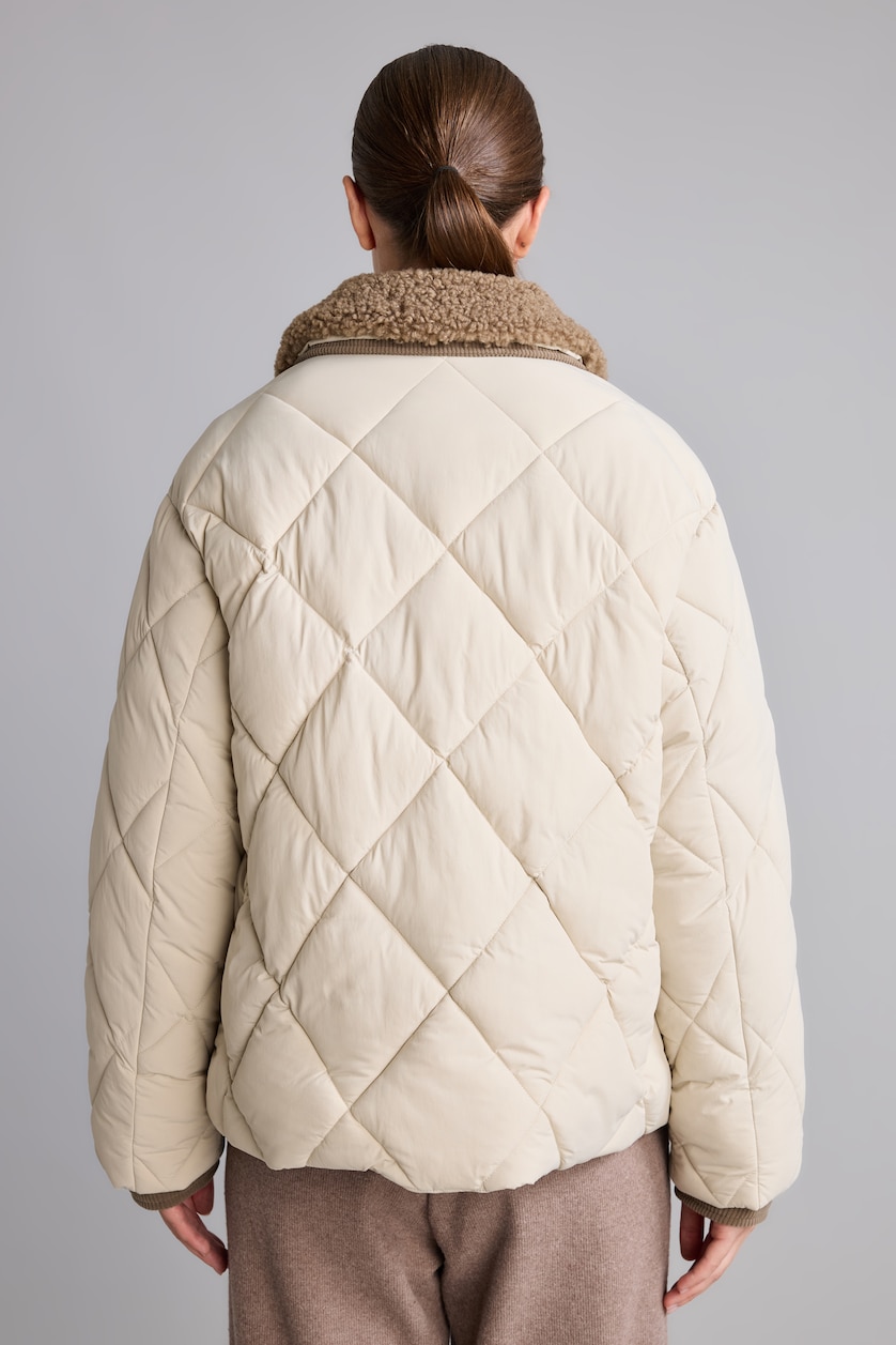 Женщины Бежевый Парка Regular Fit