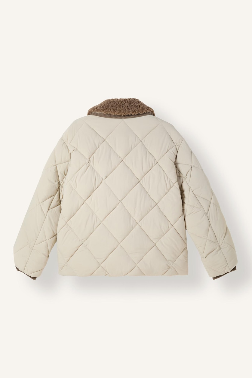 Женщины Бежевый Парка Regular Fit