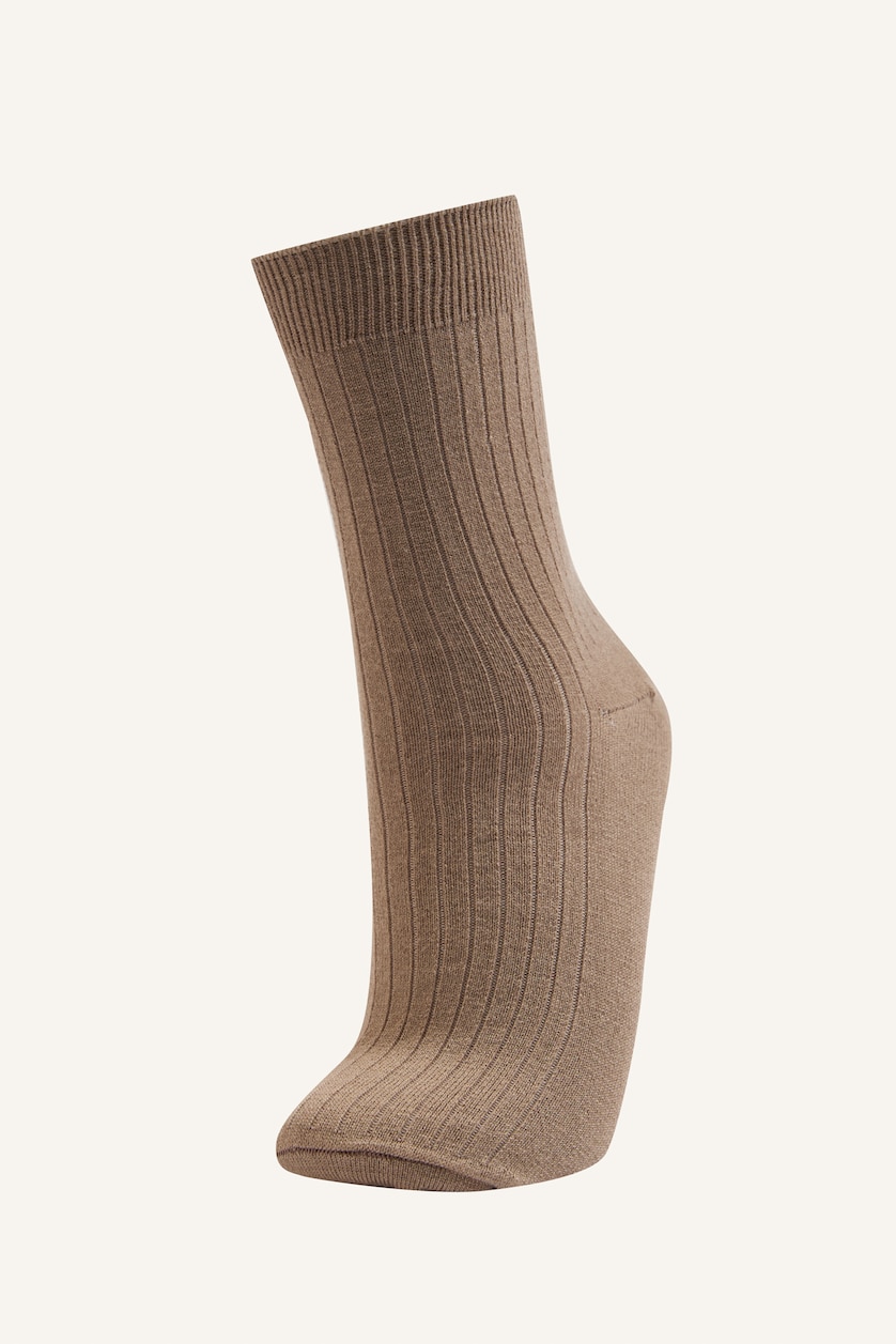 Women Brown 2 piece Long sock