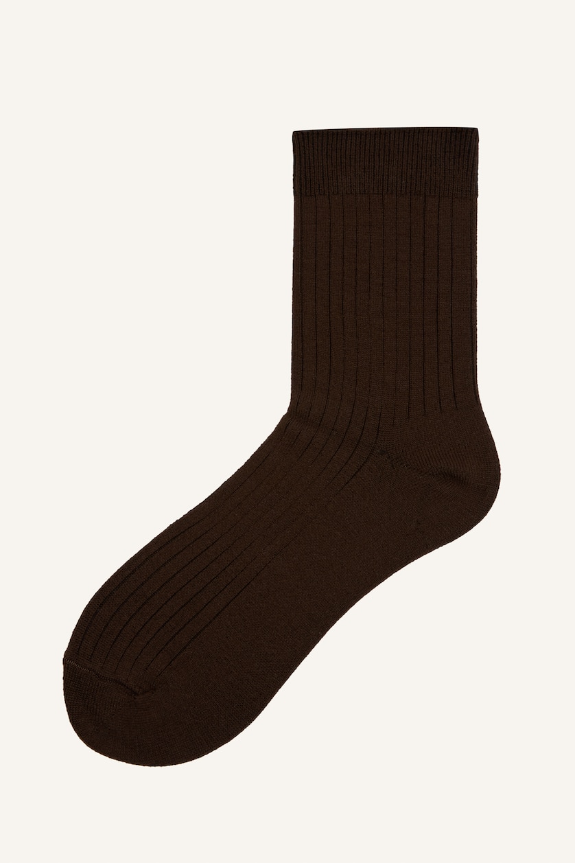 Women Brown 2 piece Long sock
