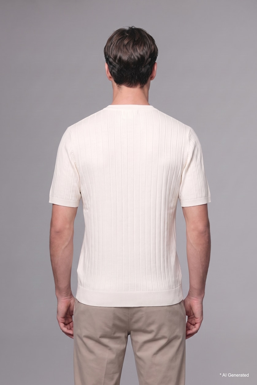 MAN White Standard Fit Short Sleeve T-Shirt