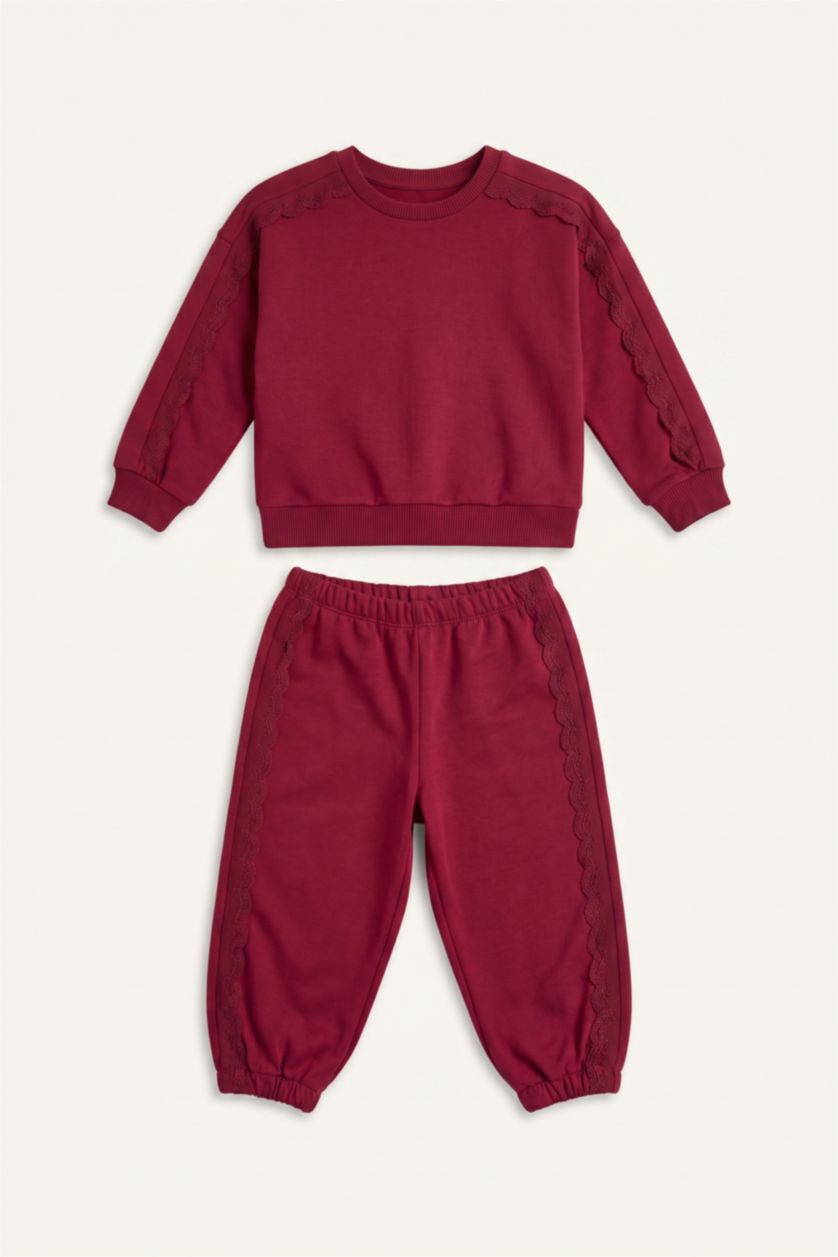 Kız Bebek Fuşya Regular Fit 2'li Takım Kız Bebek