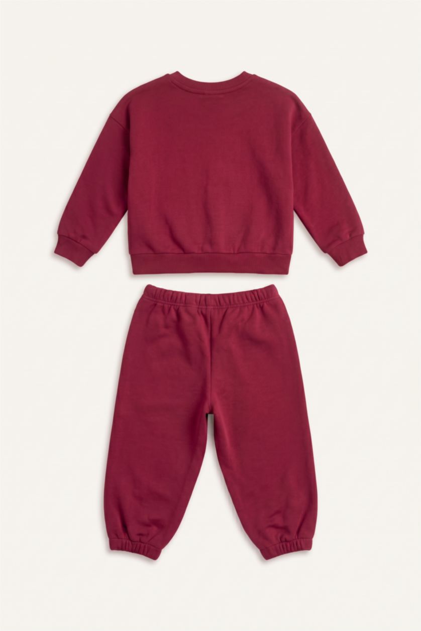 Kız Bebek Fuşya Regular Fit 2'li Takım Kız Bebek
