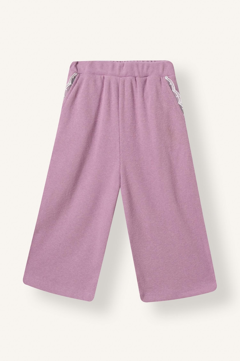 Baby Girls Lilac Woman 2 piece Regular Fit Baby Collar Set