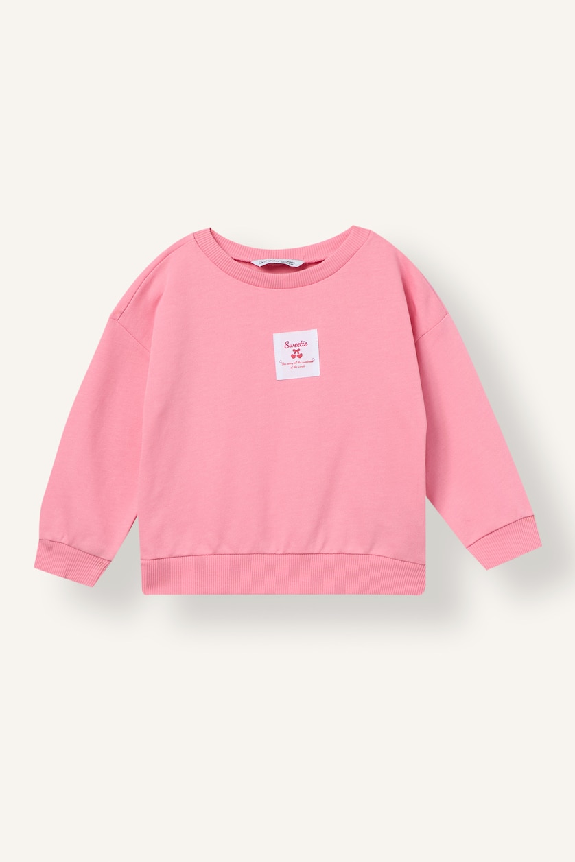 Baby Girls Pink Baby Girl 100% Cotton Long Sleeve Top and Bottom 2-Piece Set