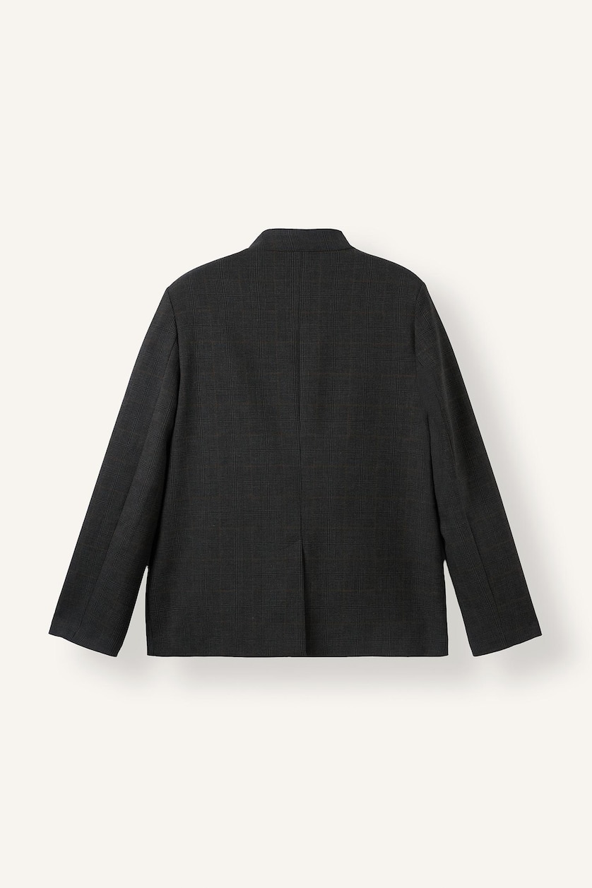 WOMAN Brown Asymmetric Blazer