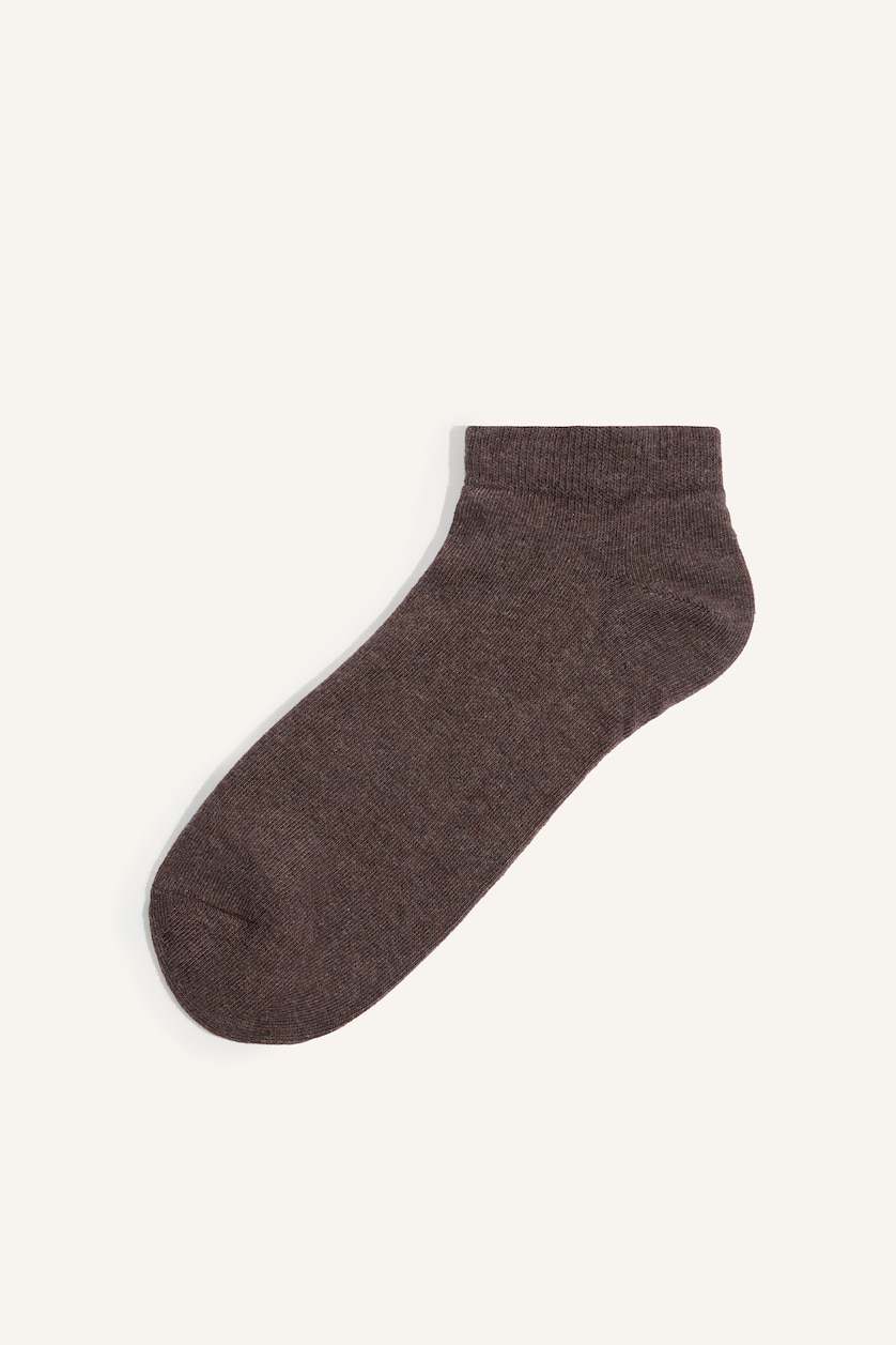 Men Brown 7 piece Cotton Short Socks