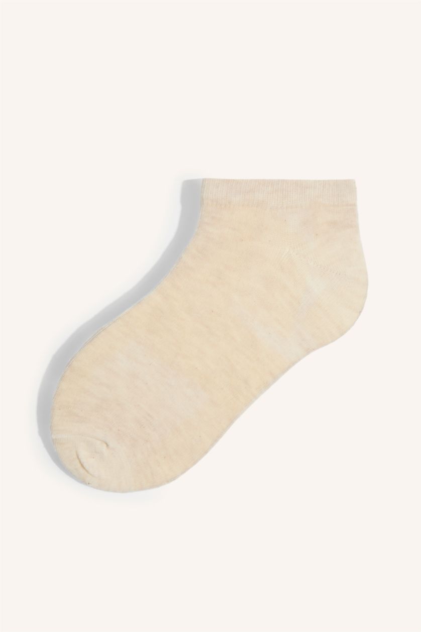 Women Brown 3 piece Cotton Short Socks
