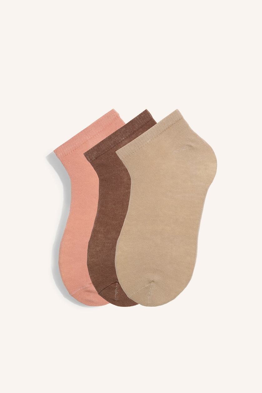 Women Karma 3 piece Cotton Short Socks
