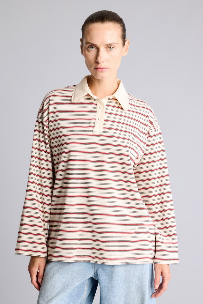 Women Ecru Relax Fit Long Sleeve Tunic