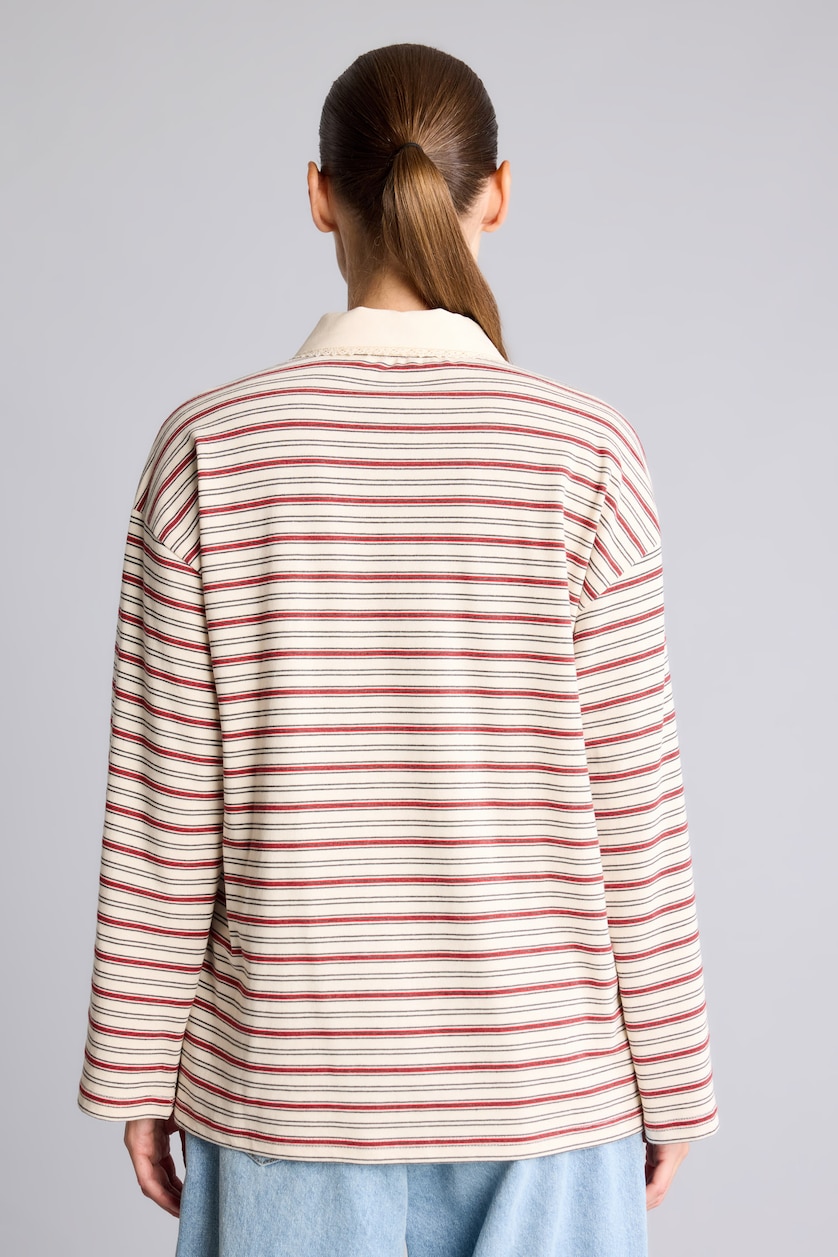 Women Ecru Relax Fit Long Sleeve Tunic